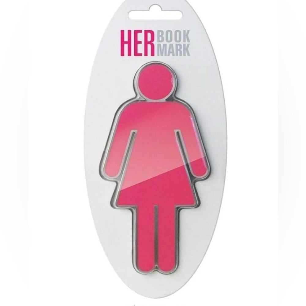 HER pink bookmark. New in package